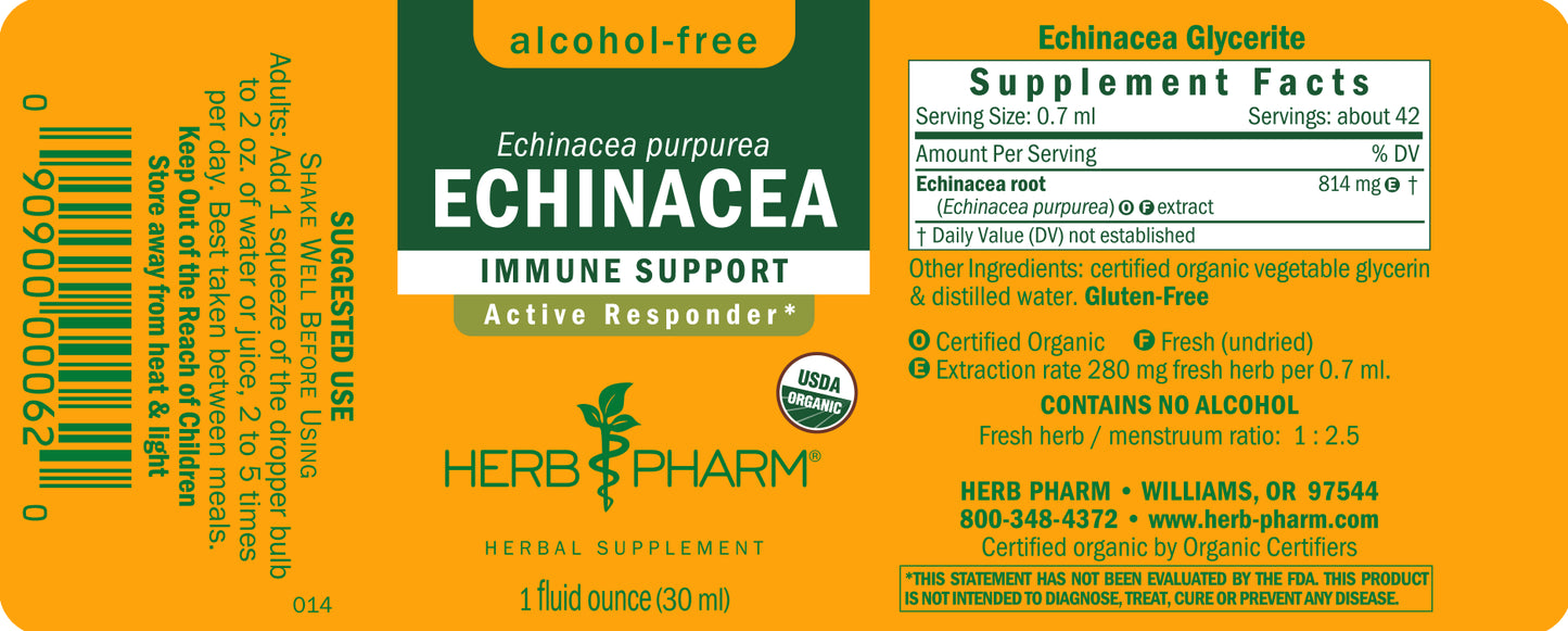Echinacea, Alcohol-Free