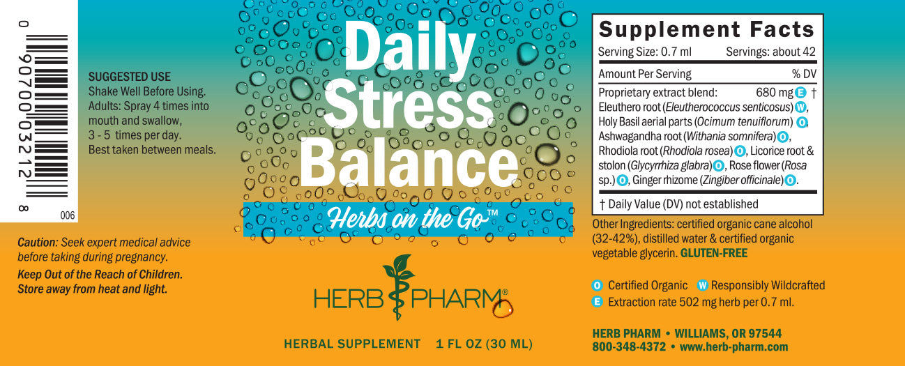 Herbs on the Go: Daily Stress Balance™