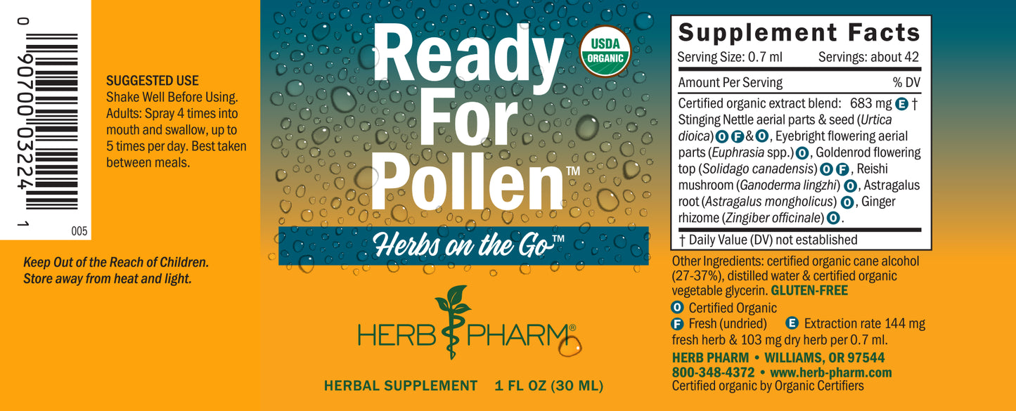 Herbs on the Go: Ready For Pollen™