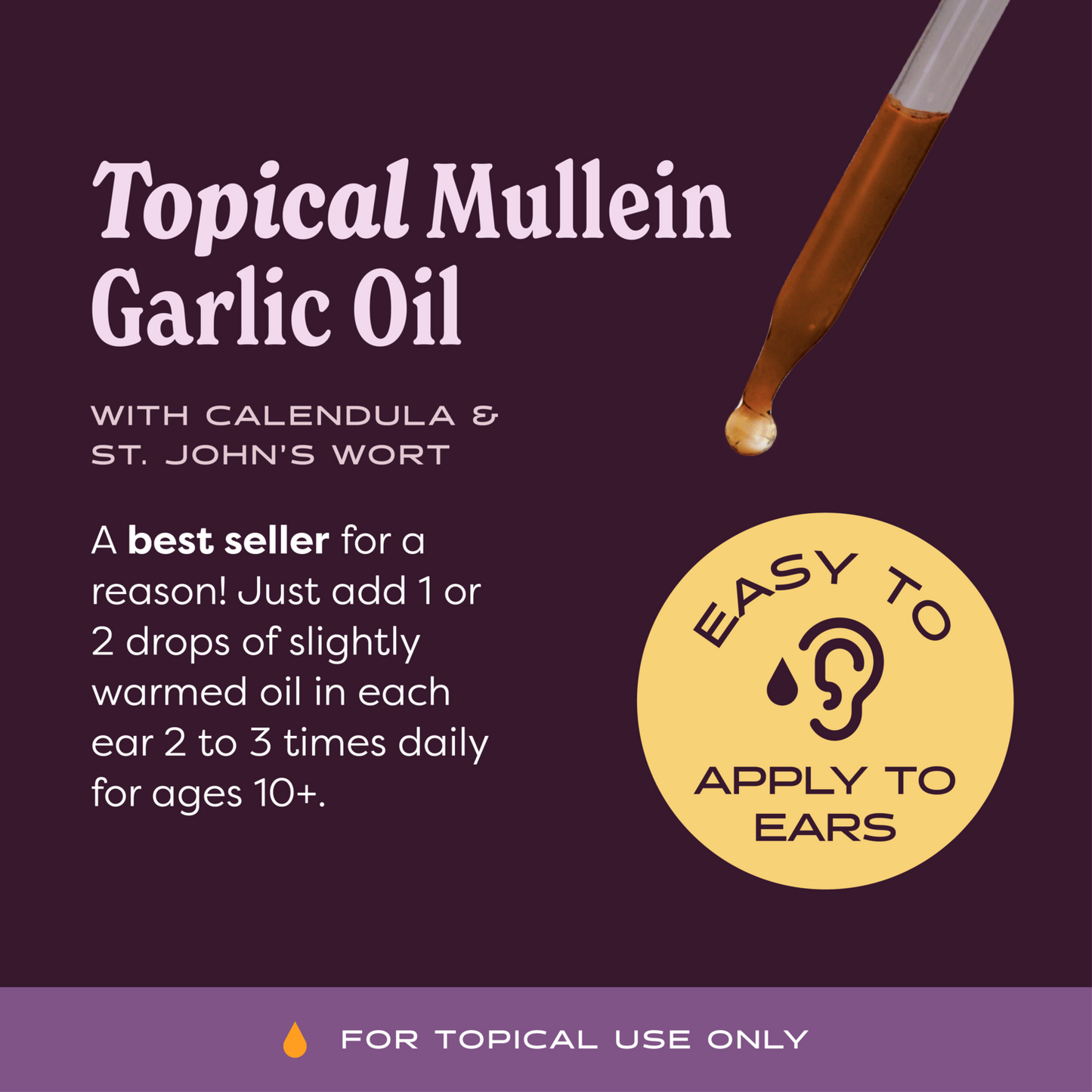 Mullein Garlic Oil