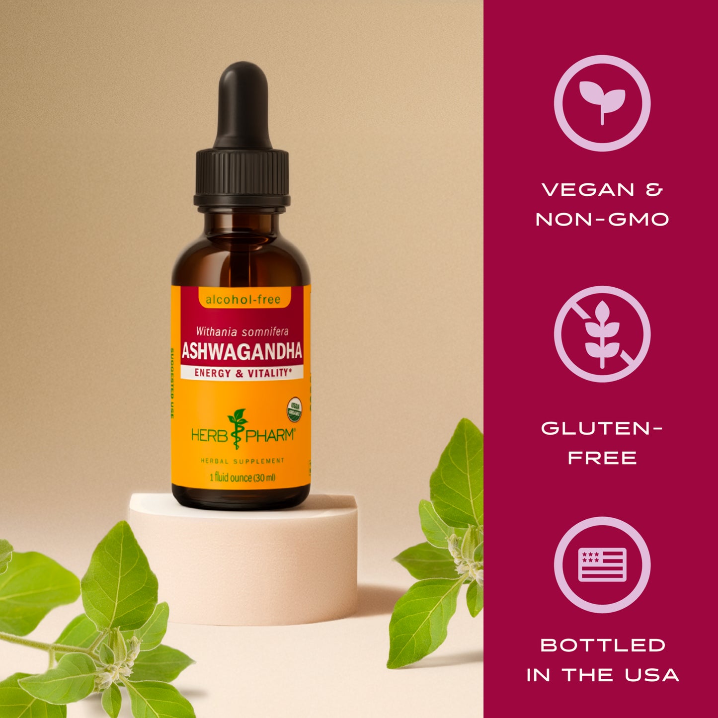 Ashwagandha, Alcohol-Free