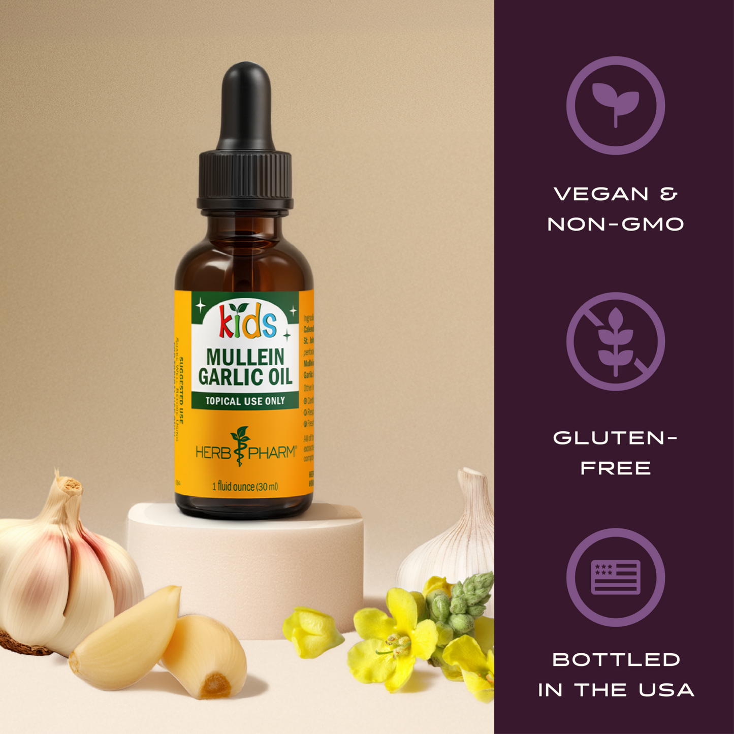 Kids Mullein Garlic Oil