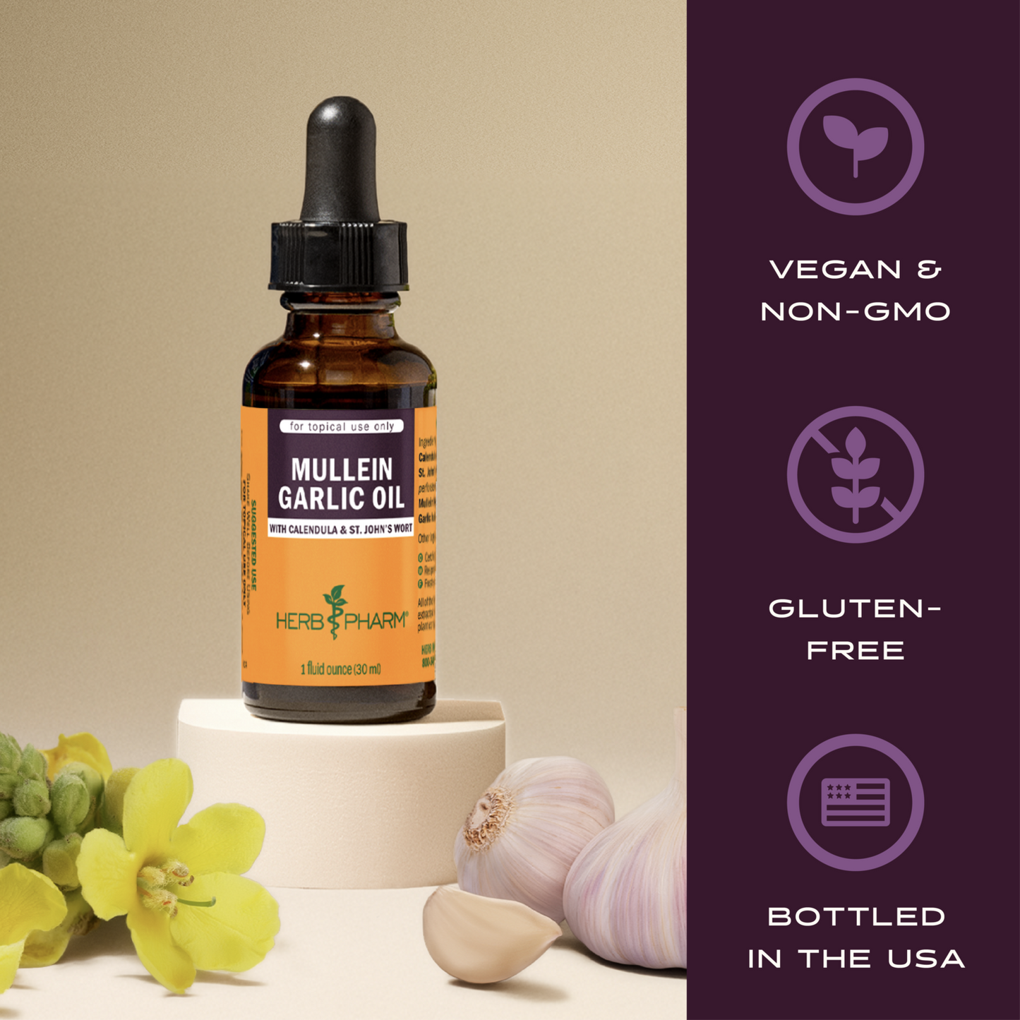 Mullein Garlic Oil