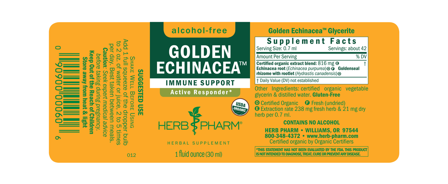 Golden Echinacea™, Alcohol-Free