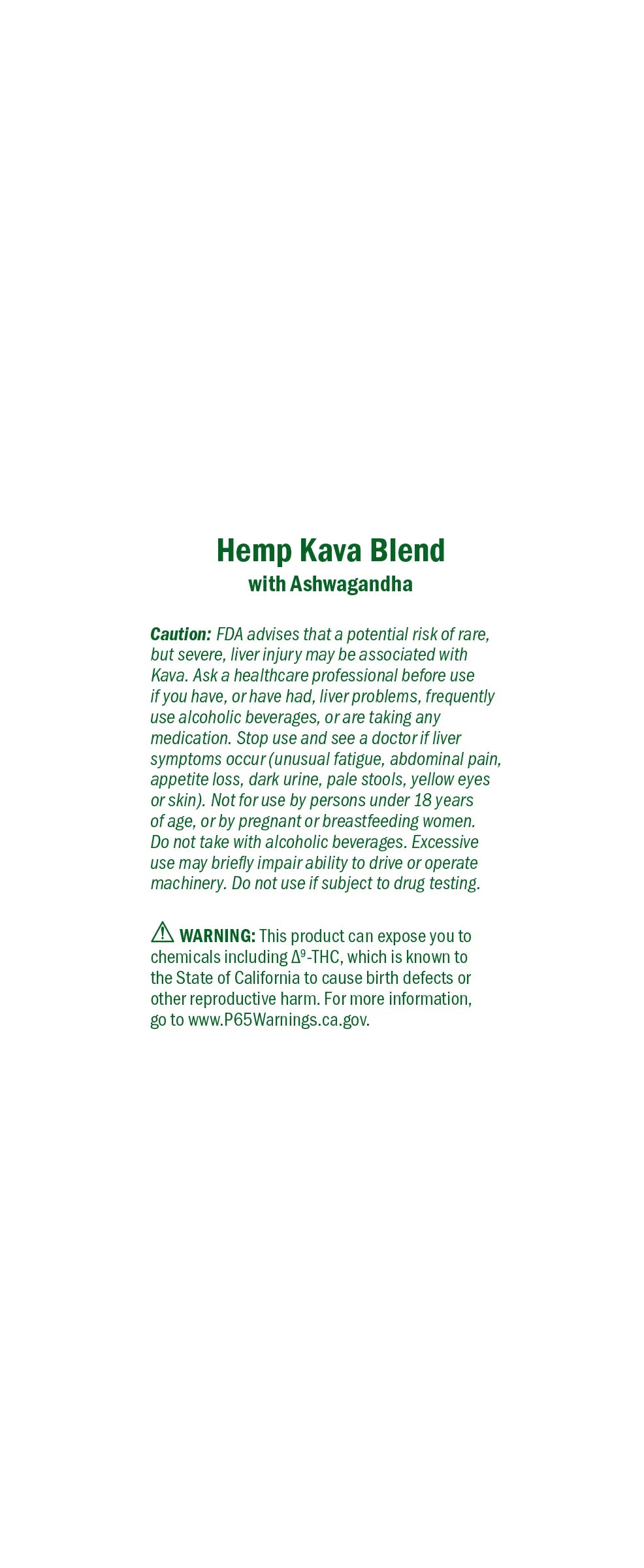 Hemp Kava Blend