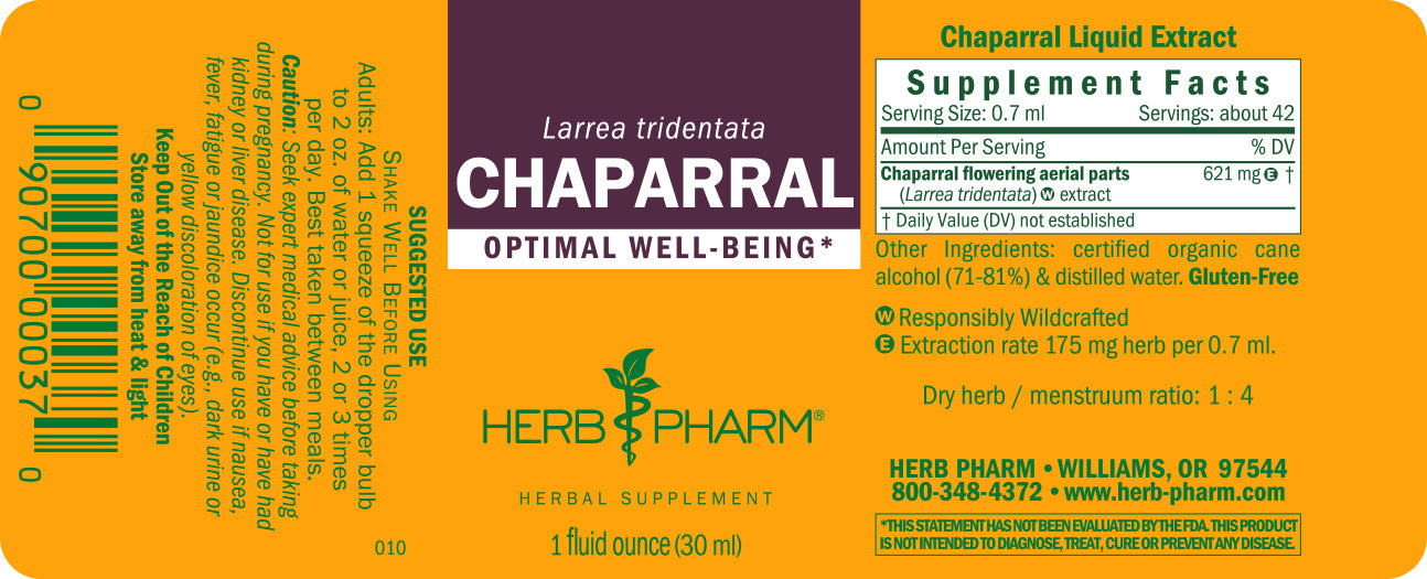 chaparral herbicide directions Herb Pharm Chaparral Extract (1 fl oz)