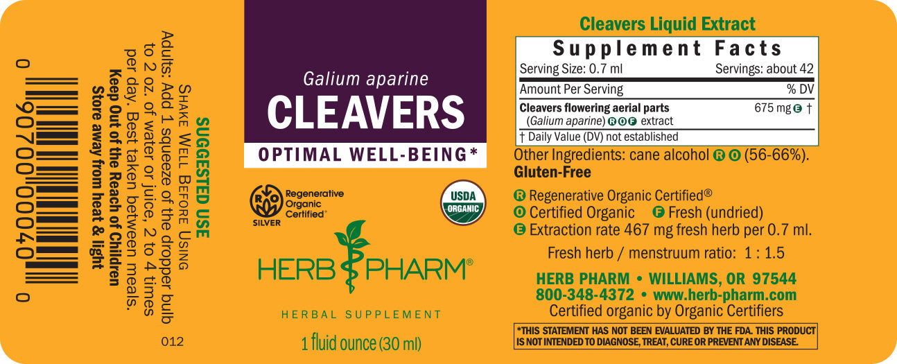 cleavers herbicide Cleavers Liquid Herbal Extract
