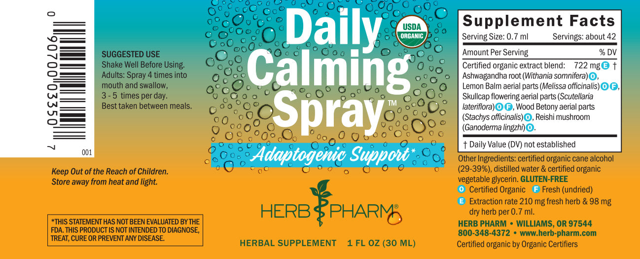 Herbs on the Go: Daily Calming Spray™