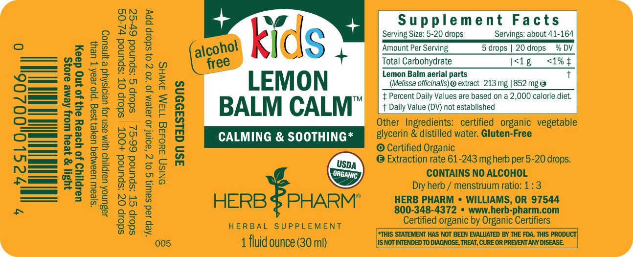 Kids Lemon Balm Calm™