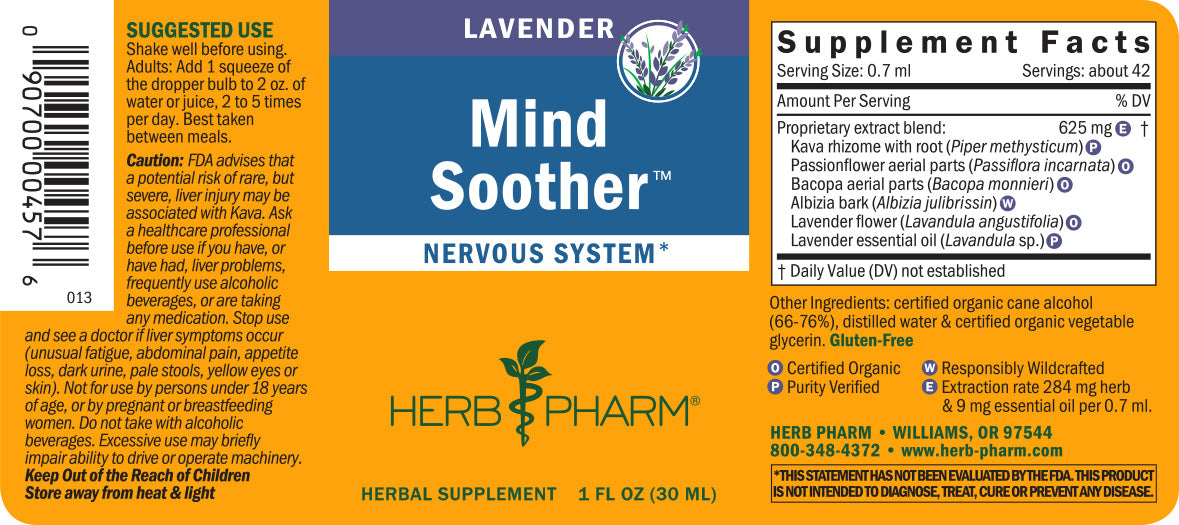 lavender flower supplement Mind Soother™: Lavender