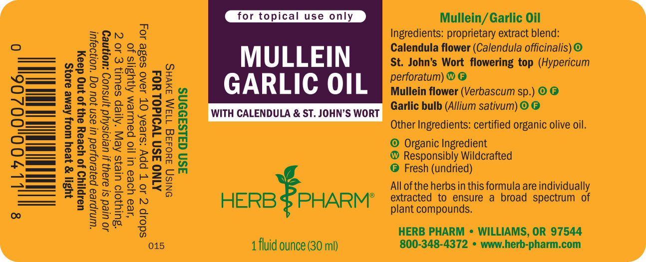 Mullein Garlic Oil