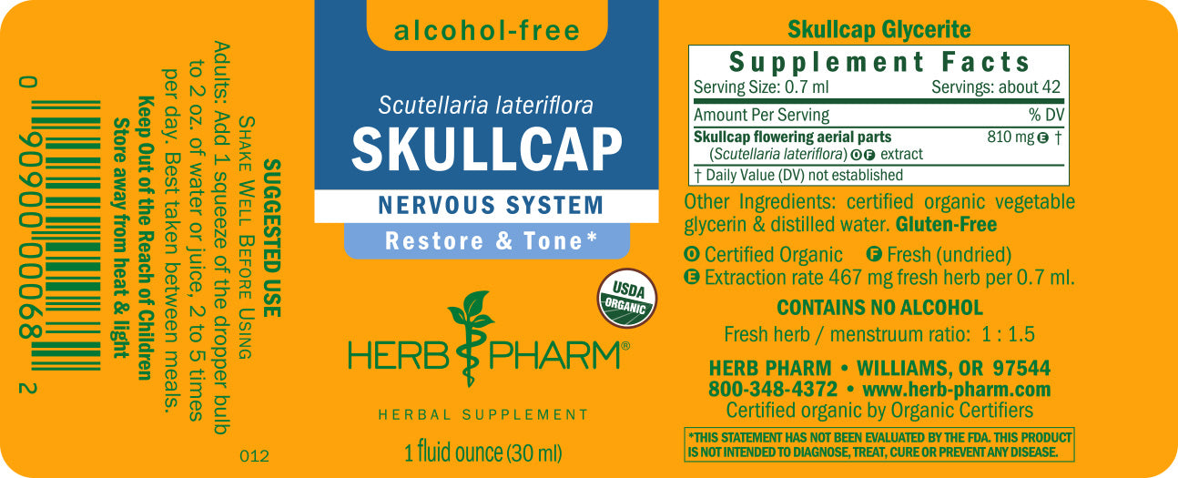 Skullcap, Alcohol-Free