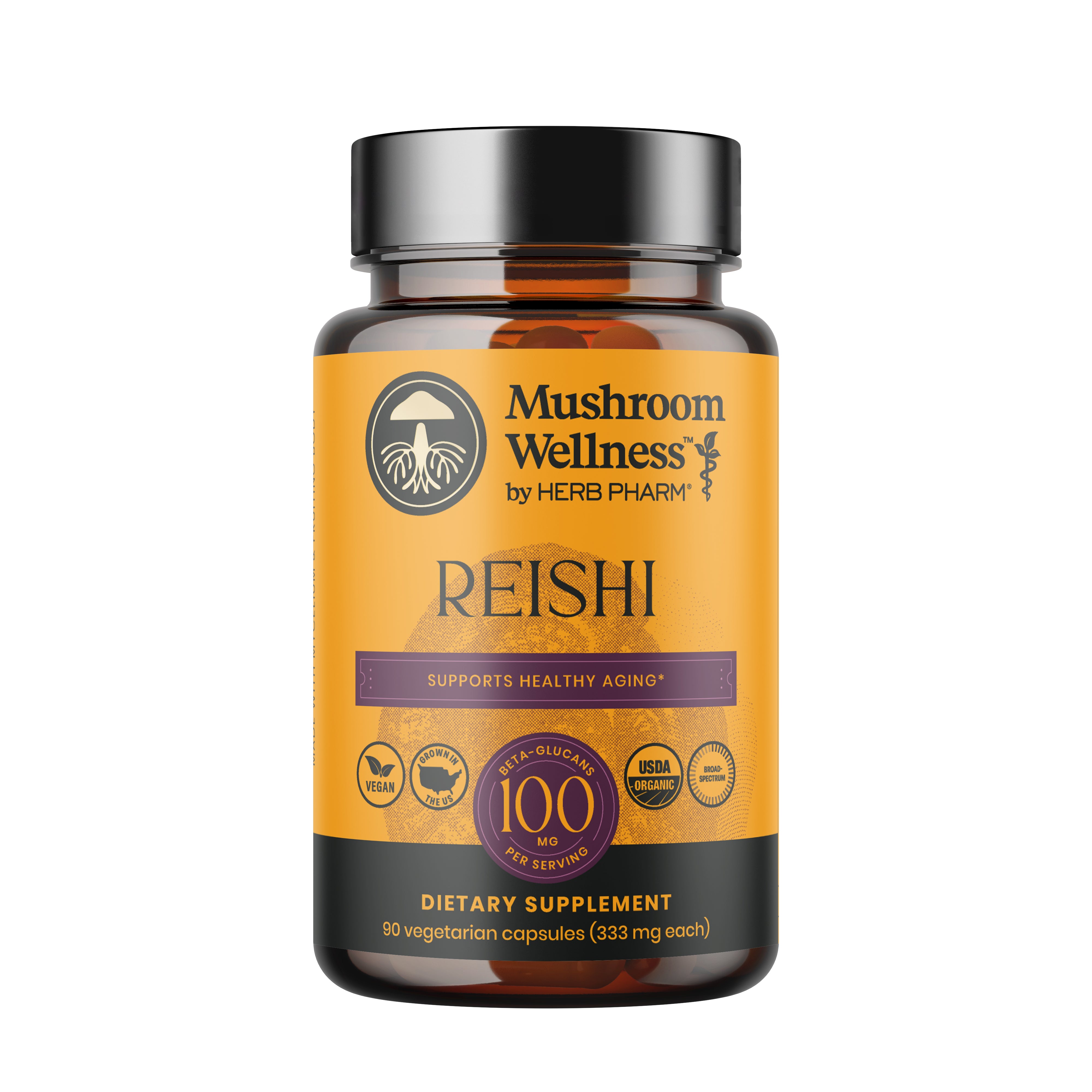 Reishi Mushroom, 1200mg - 60 caps main image 1