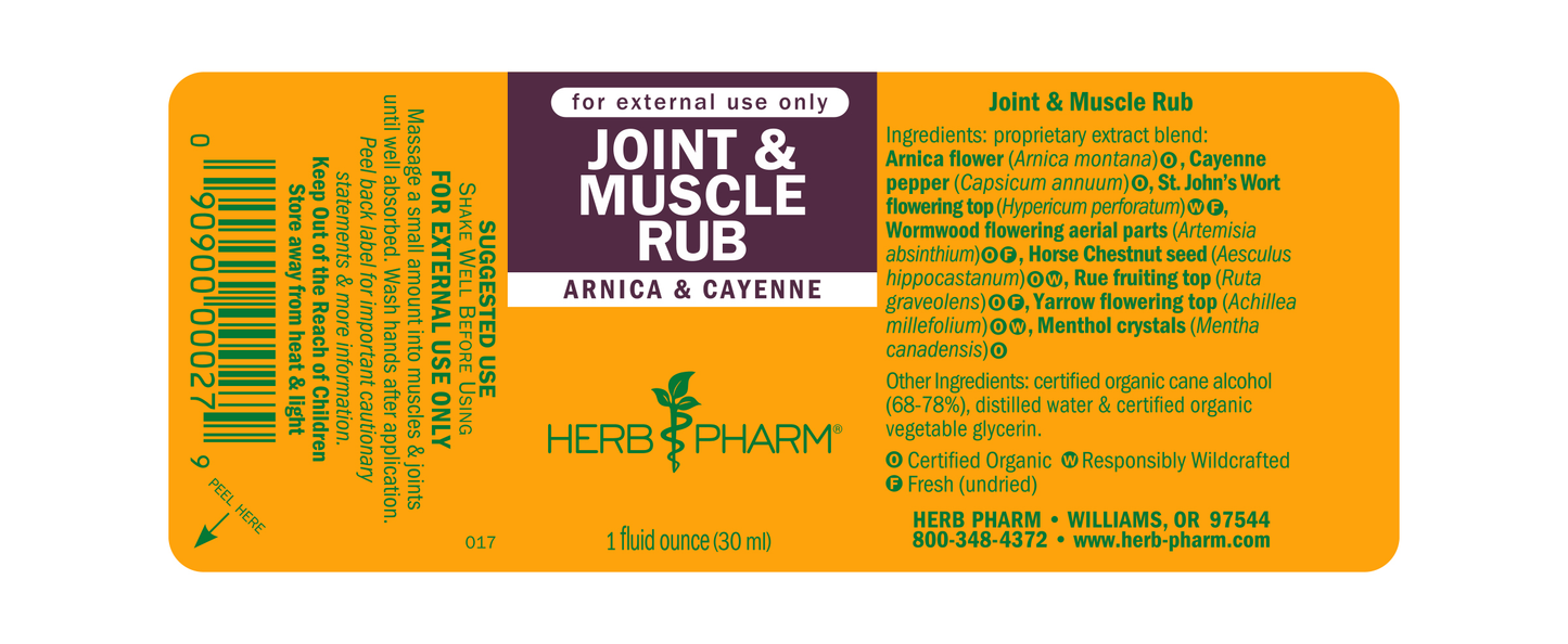 Joint & Muscle Rub