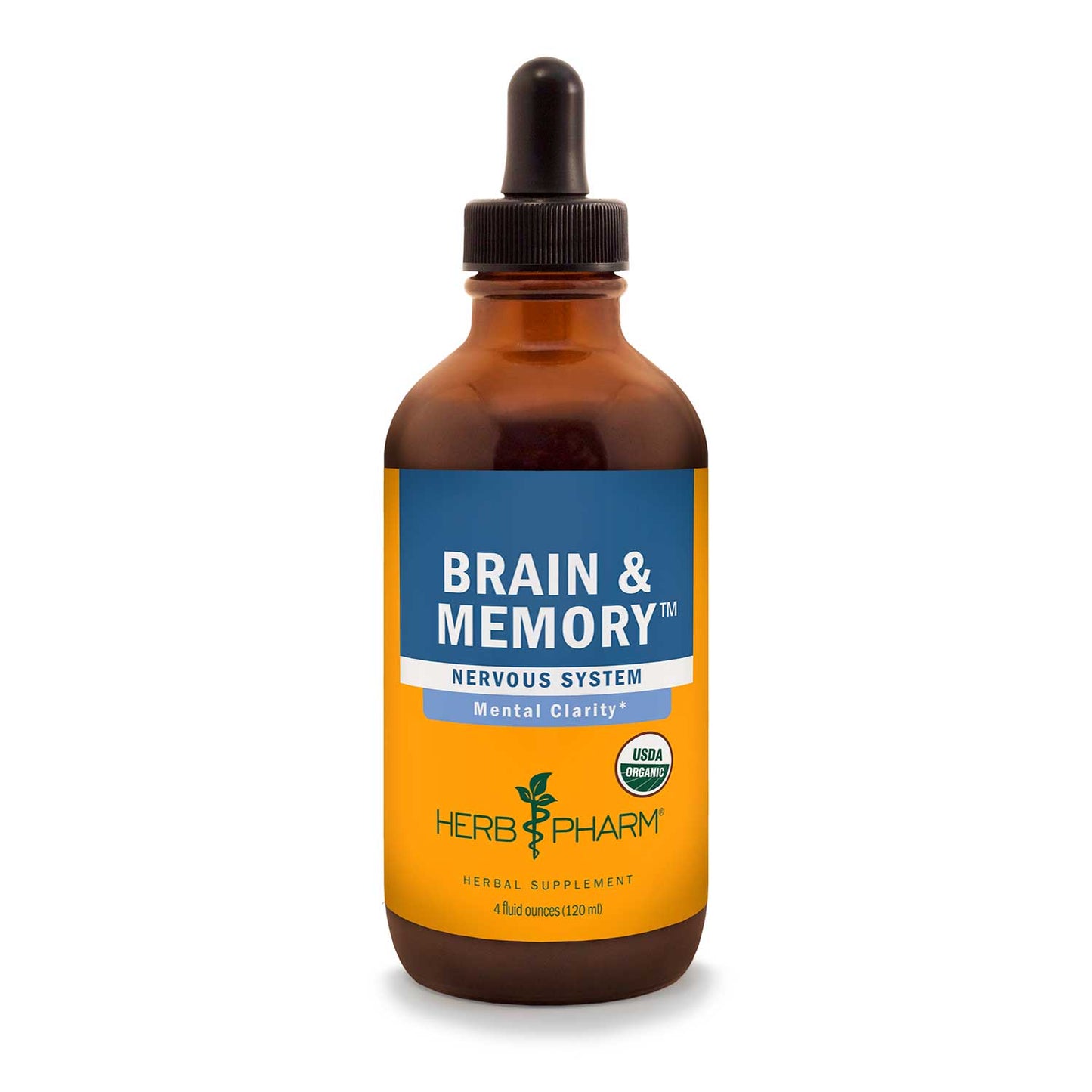 Brain Extract Label Brain & Memory™ Liquid Herbal Extract | Herb Pharm